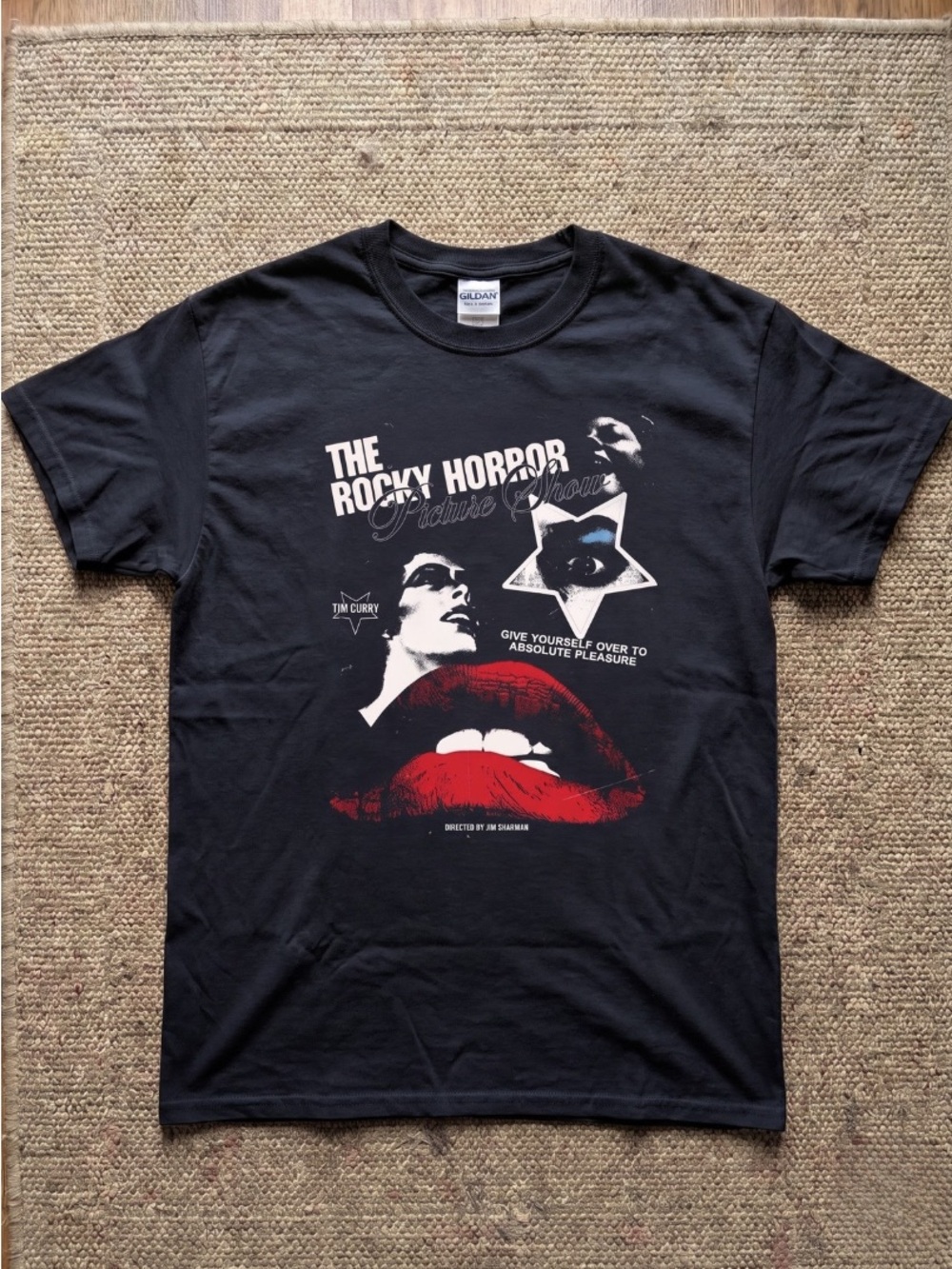 Rocky Horror Picture Show Red Lips Graphic T-Shirt Gildan Movie Tee